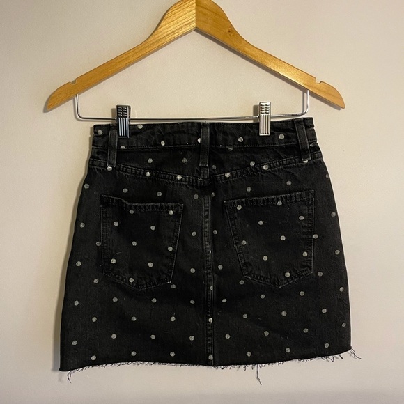 Current Elliot 5-Pocket Polka Dot Mini Skirt 25 - Picture 5 of 7
